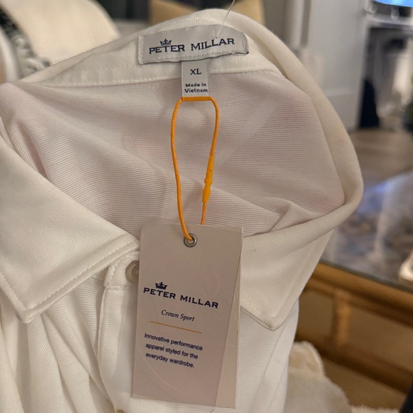 Peter Millar crown sport White Performance Polo - Picture 2 of 3